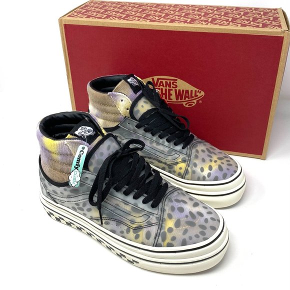 Vans Super Comfycush Hi Shoes Women's Multi Gray Velvet Plastic Size VN0A4UVM2W2 - Picture 7 of 16